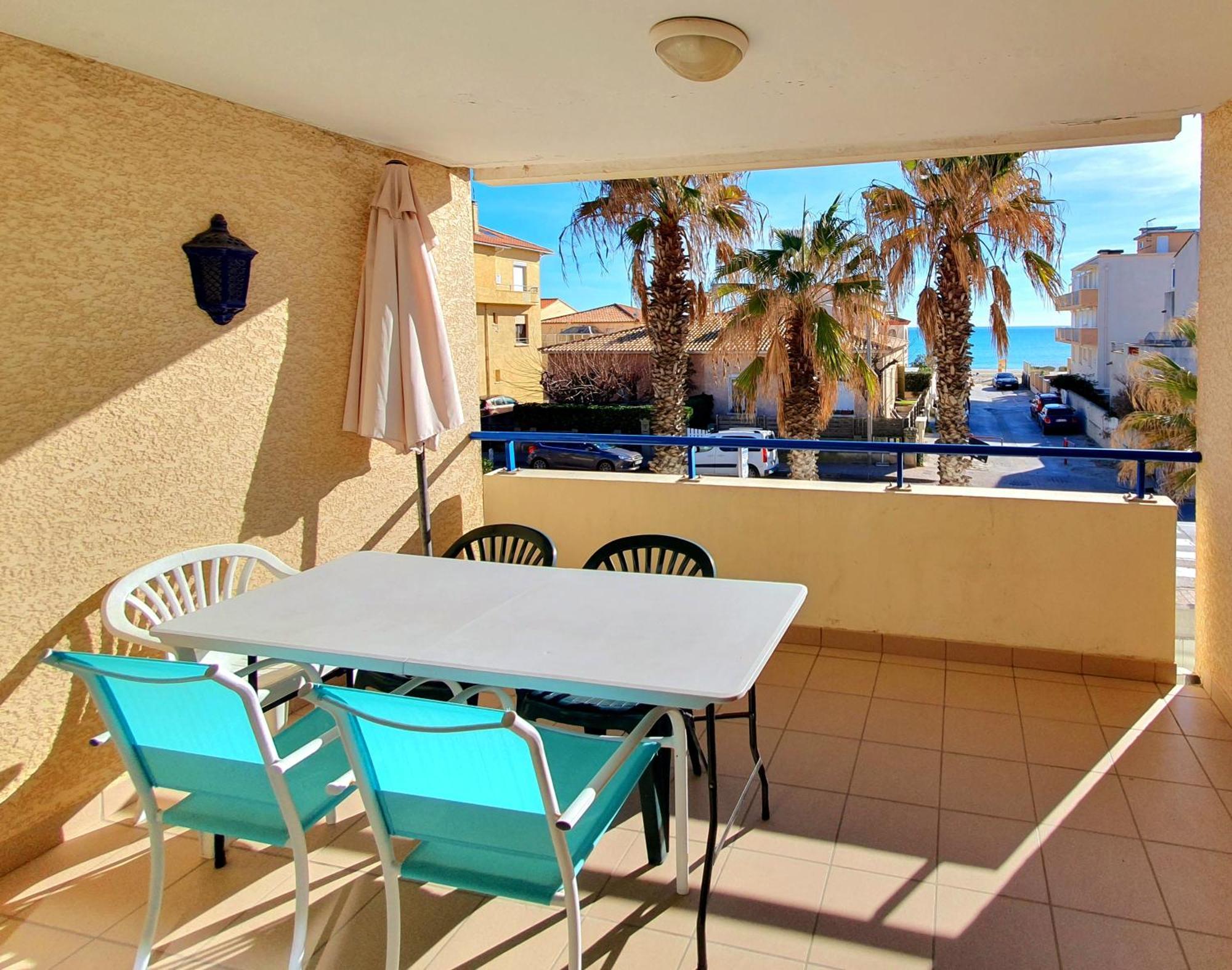 T2 Ecume Vue Mer Terrasse Parking Палава-ле-Фло Екстериор снимка